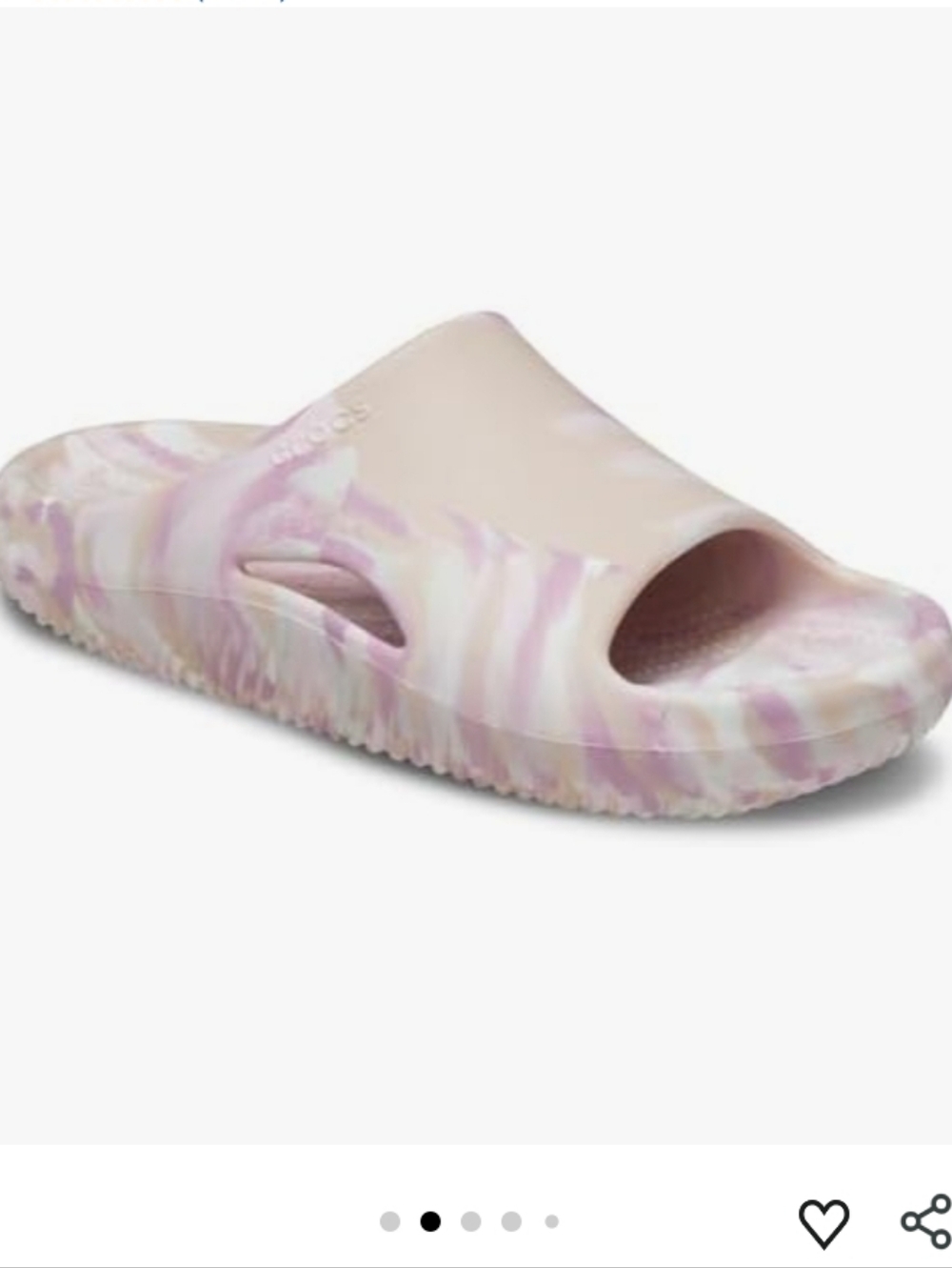  Crocs, Mellow Recovery Pink Inisex Slides